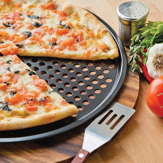 Klausberg 7442 - pizzabakplaat - rond - 34 cm