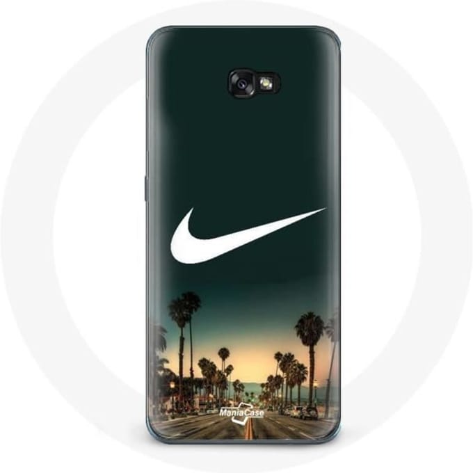 Coque - Nike - Samsung Galaxy A3 2017 - Souple - Vert - Palmier Miami