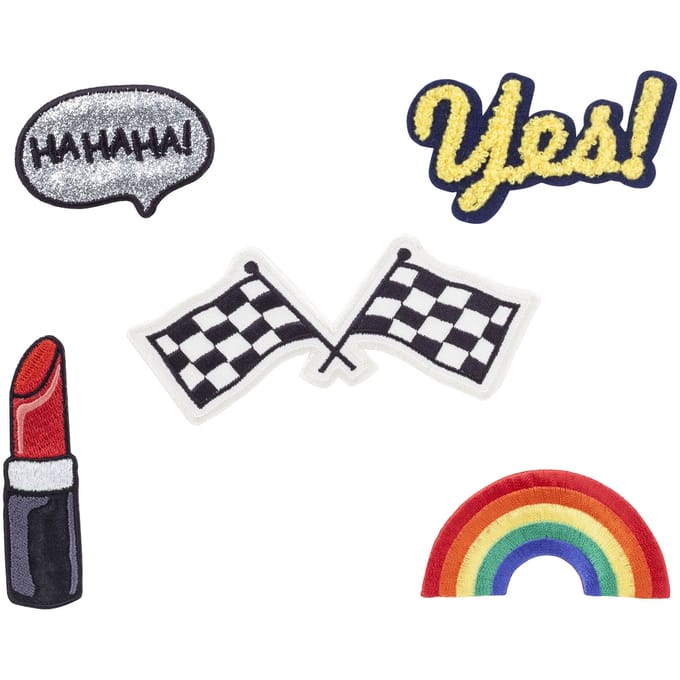 Iron On Patch Girl Power Set