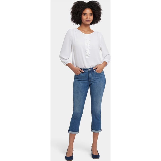 Chloe Skinny Capri Jeans In Cool Embrace® Denim