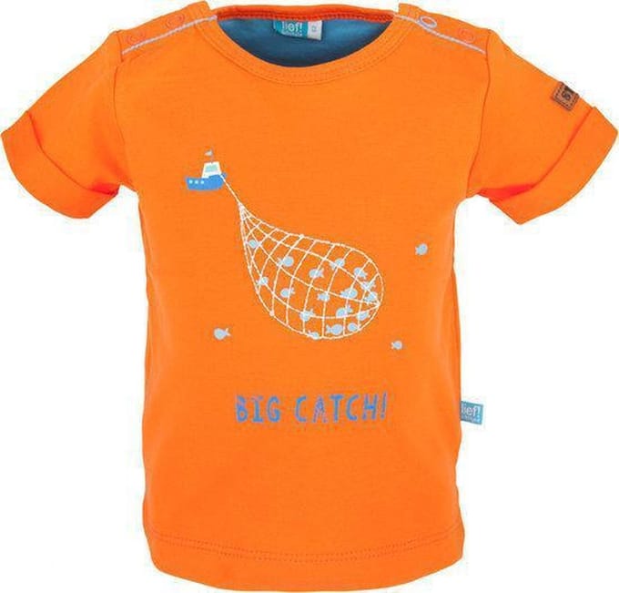 lief! Jongens T-shirt - flame - Maat 56