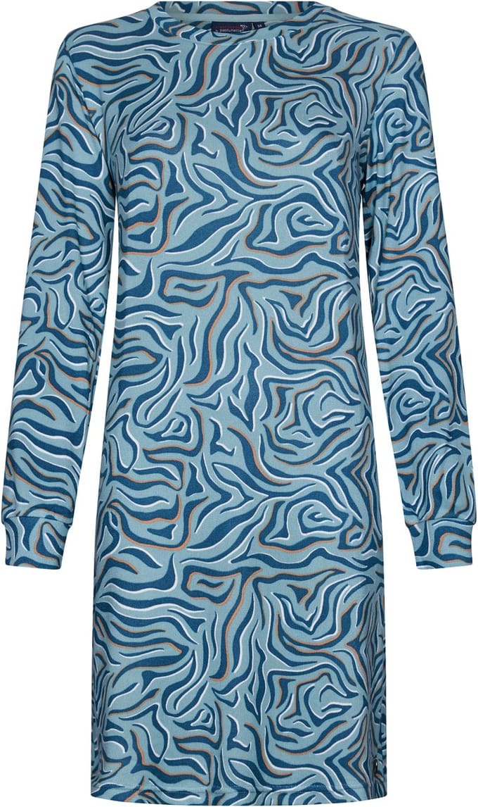 Pastunette Nachthemd Wild Dreams - Soft touch - Turquoise - Maat 44
