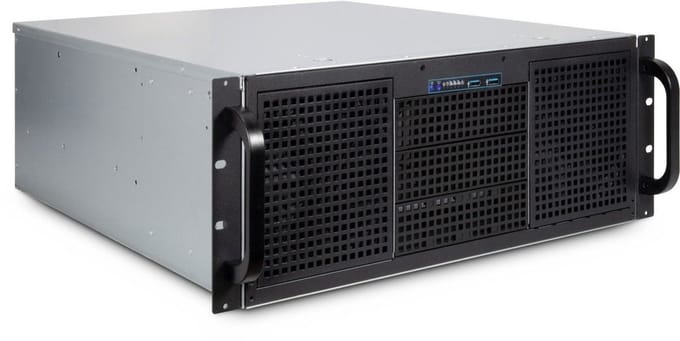 Inter-Tech IPC 4U-40248 - Case - Server (Rack) - Zwart