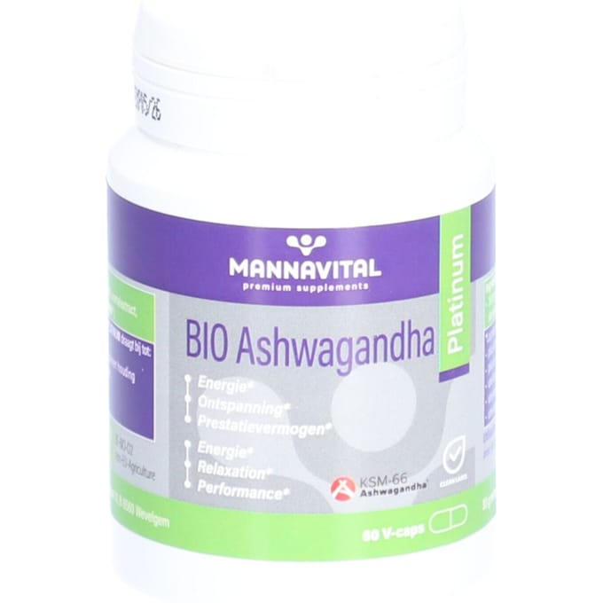 Mannavital Ashwagandha Platinum 60 Capsules