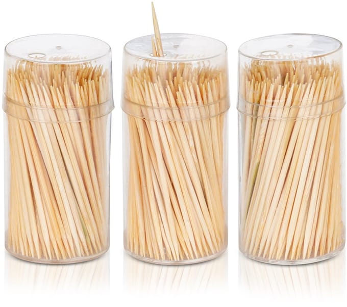 Orion - Bamboe Cocktailprikkers - 6,5 cm - 3x200 stuks