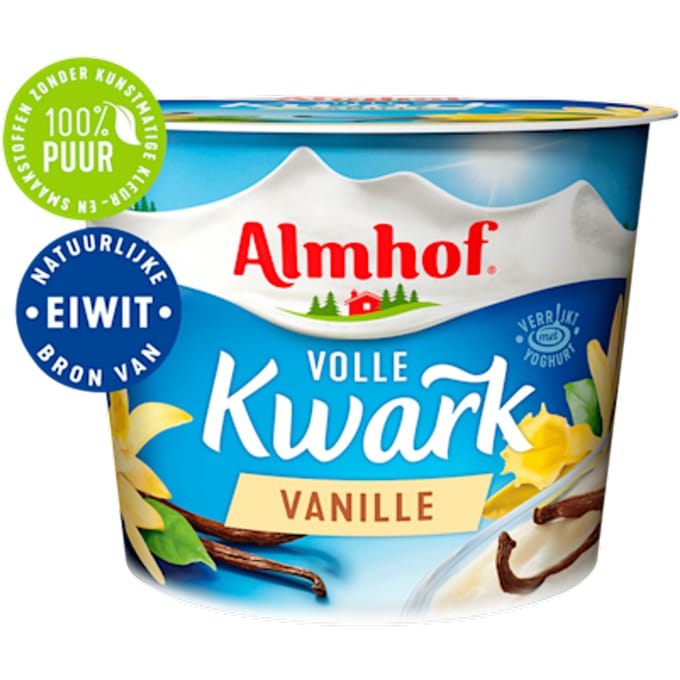 Volle kwark vanille