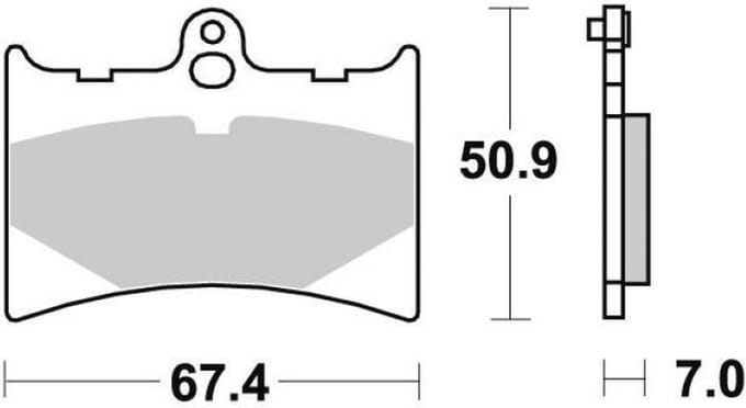 Plaquette de frein SBS pour Auto AV Neuf