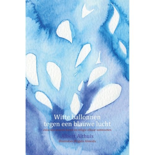 Witte Ballonnen Tegen Een Blauwe Lucht - Albert Althuis