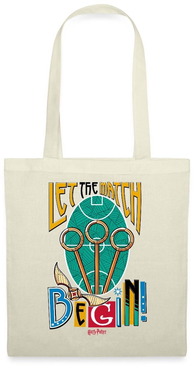 Harry Potter Let The Match Begin Quidditch Tas Van Stof Schoudertas