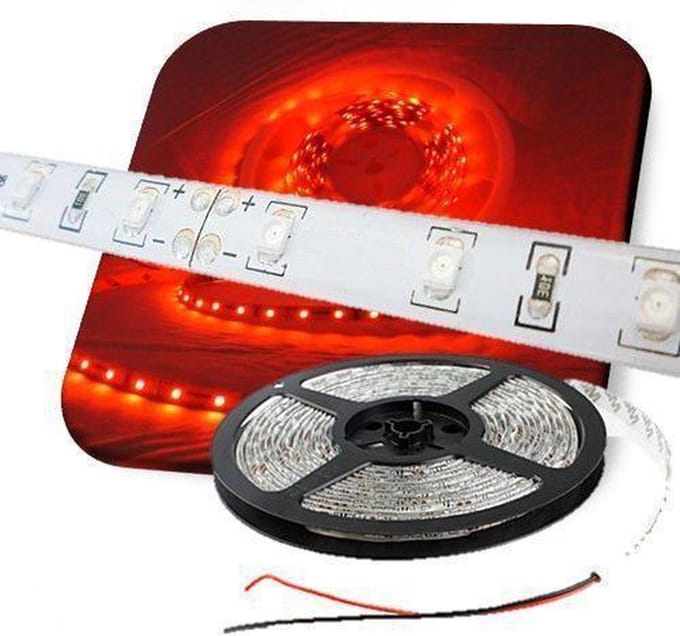 LEDstrip ROOD 5-meter 60 leds/meter non-waterproof LED strip