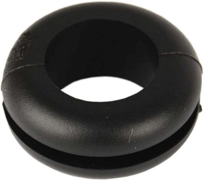 Rubber aansluitplug voor in fermentatie deksel met waterslot - boorgat diameter 12 mm