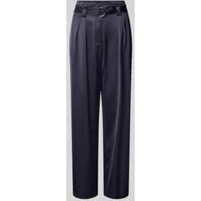 s.Oliver - female - Relaxed fit broek met extra wijde pijpen en riem
