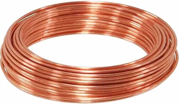Ongelakt Koperdraad 2 mm - 10 meter