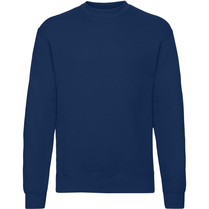 Fruit Of The Loom Heren Klassieke Drop Schouder Sweatshirt (Marine)