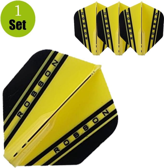 Bull's Robson Plus Flight Std. V - Yellow - Dart Flights