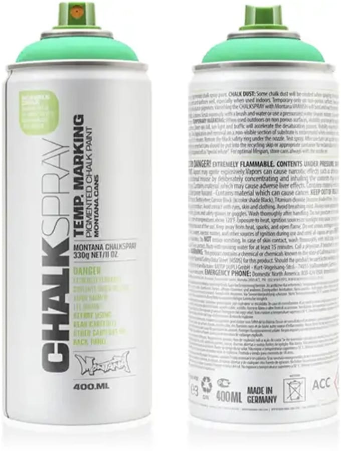 Montana CHALK - Krijtverf TURQUOISE spuitbus 400ml