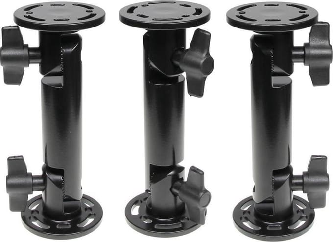 Pedestal mount 6", round mounting base