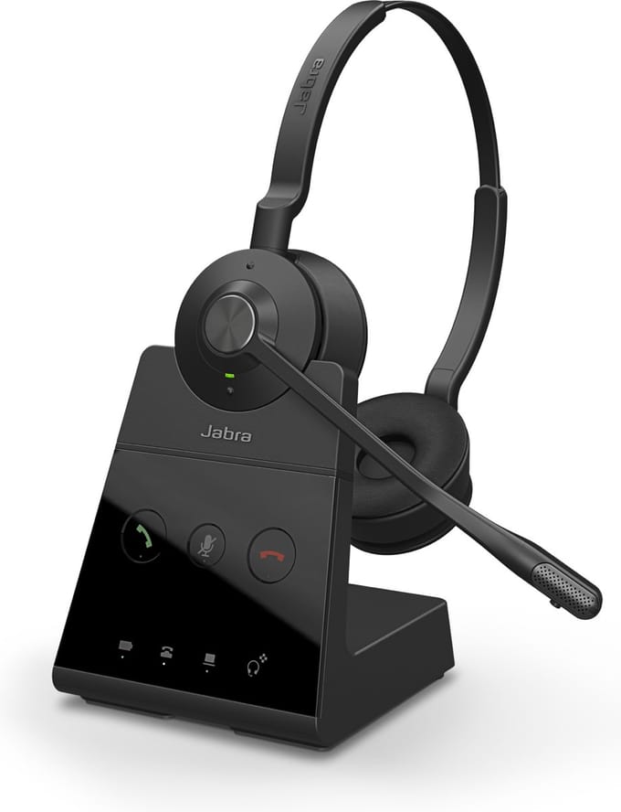 Jabra Engage 65 - Headphones with microphone - Black