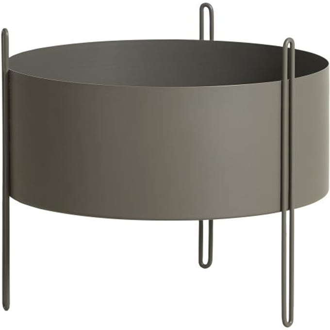 Woud Pidestall Bloempot - taupe - M