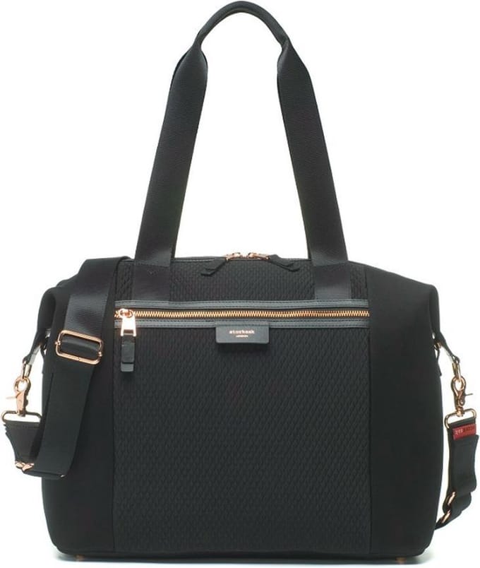 Storksak - Luiertas - Stevie Luxe Scuba - Zwart