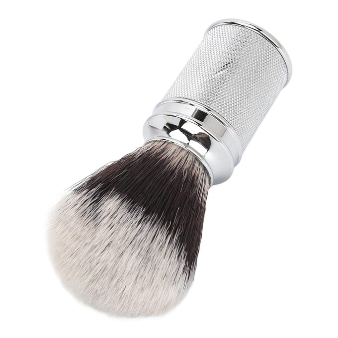 Barberschuimkwast Zacht Nylon Haar Sneldrogend Antislip Handvat Baardschuimkwast black
