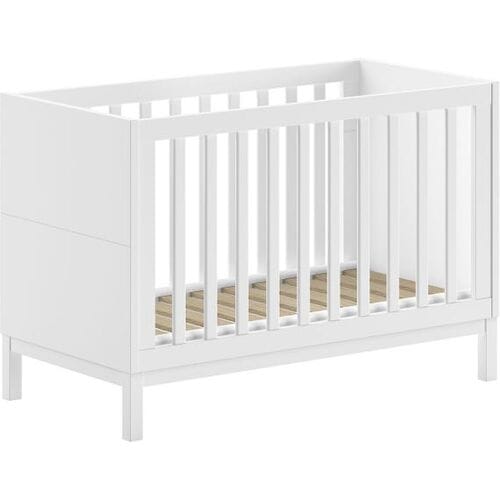 Babybed Eva - 60x120cm - Verstelbaar - Wit - Vipack - Babybed - Wit - Hout; MDF Eenpersoons Normaal Bed