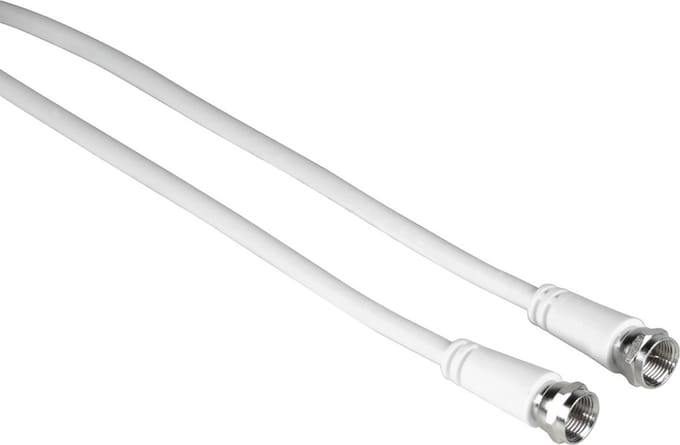 Hama 00205040 coax-kabel 10 m F Wit