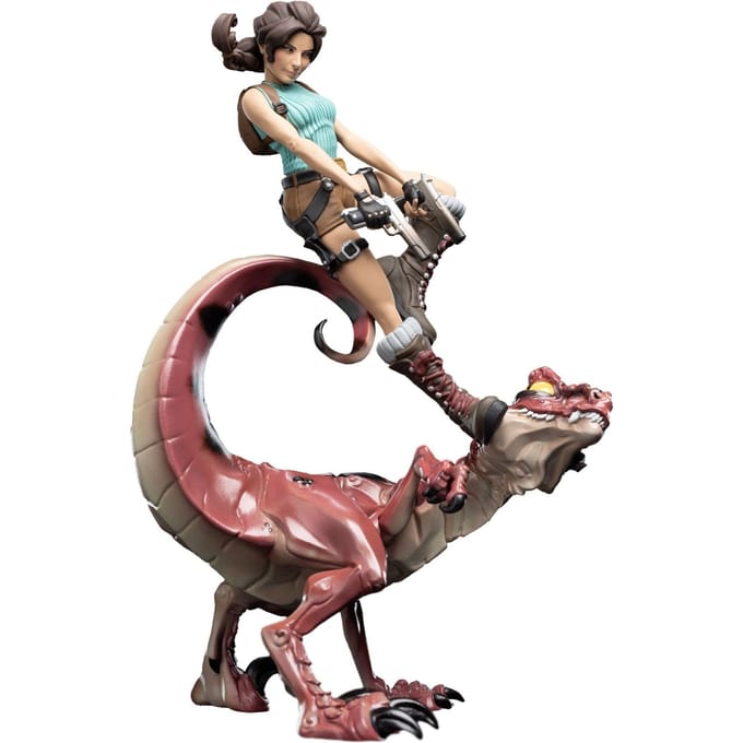 Weta Workshop - Tomb Raider - Lara Croft & Raptor Figure (Mini Epics) - Figuur