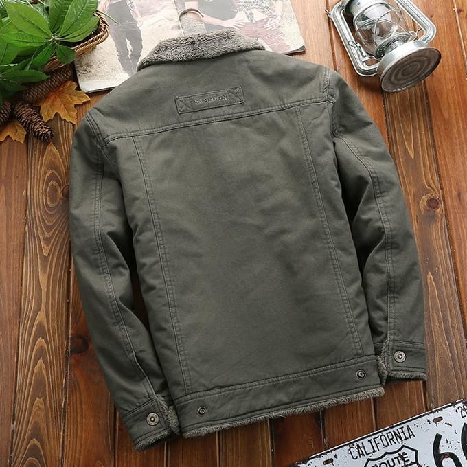 Veste matelassée chaude à revers en velours épais pour homme, veste décontractée pour jeune, veste rembourrée 6XL brown