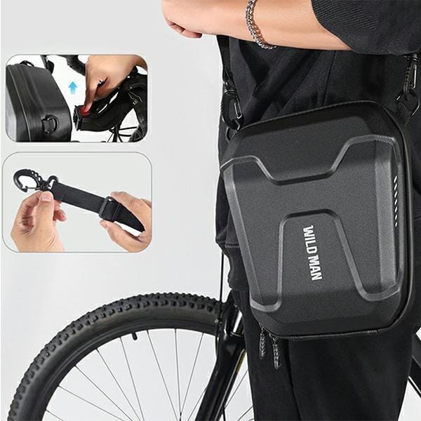 WILDMAN Fietskoffer/houder E8 frametas zwart/zwart