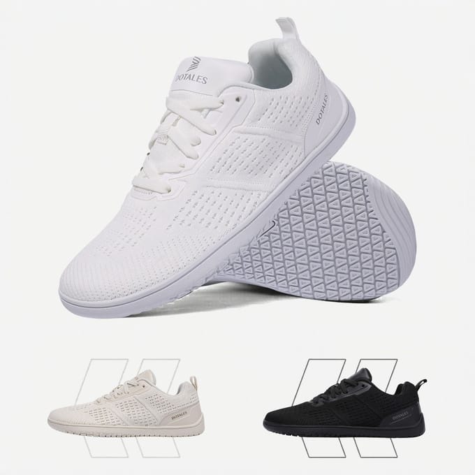 DOTALES - EasyStep 2.0 barefoot schoenen Weiss 40