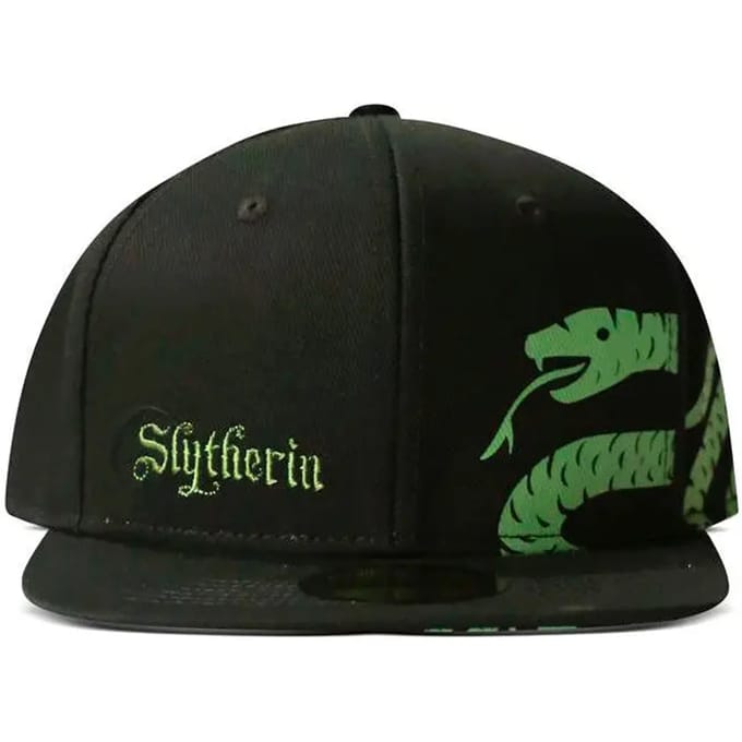 Harry Potter - Slytherin Snapback Pet - Zwart