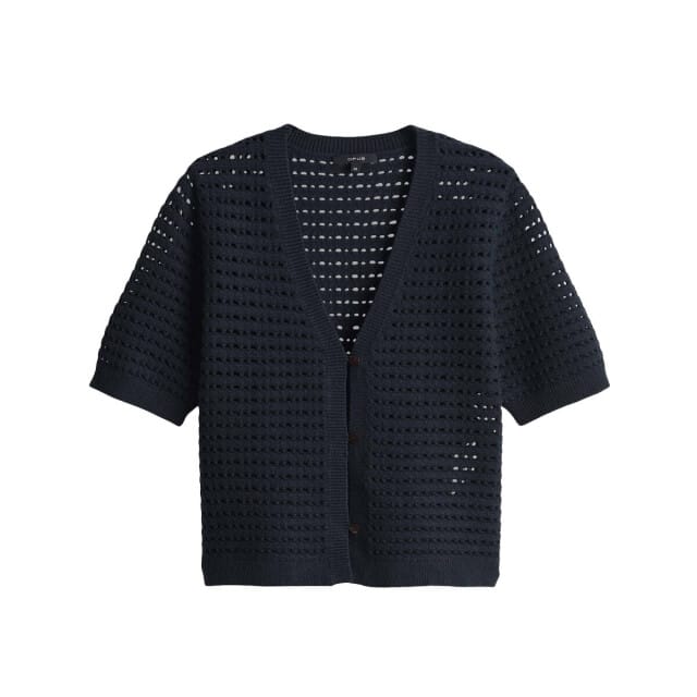 regular fit cardigan van viscosemix model 'Dostal'