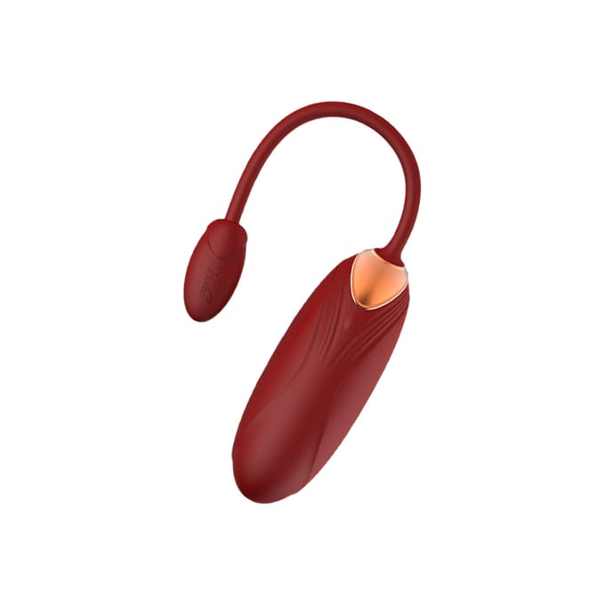Viotec - Oliver Pro - Vibrator - Draagbare Vibrator met App Bediening - Goud en Wijnrood - Om Te Dragen in je Slip