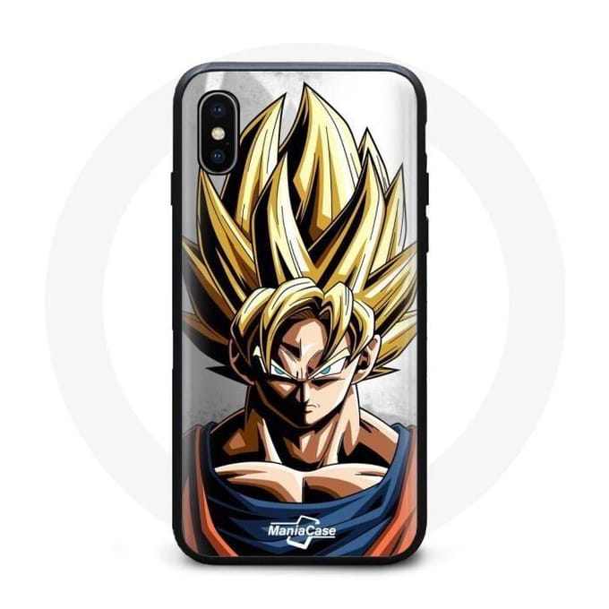 Iphone XS max hoesje Dragon Ball Z Hair Geel