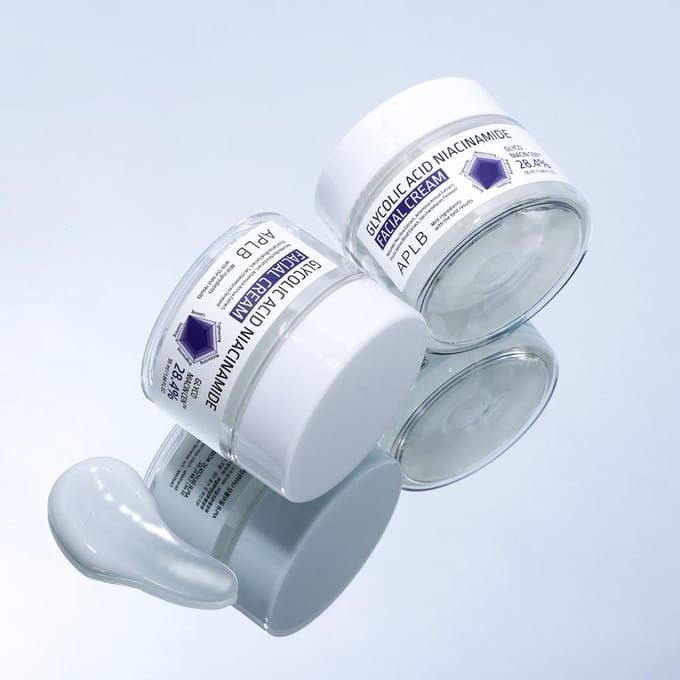 APLB Glycolzuur Niacinamide Gezichtscrème 55ml #55ml 1PCS white