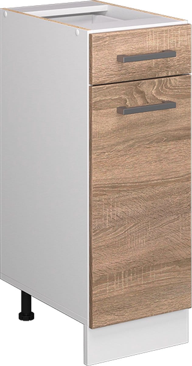 Vicco R-Line Universele onderkast – 30 cm met lade, zonder werkblad Sonoma