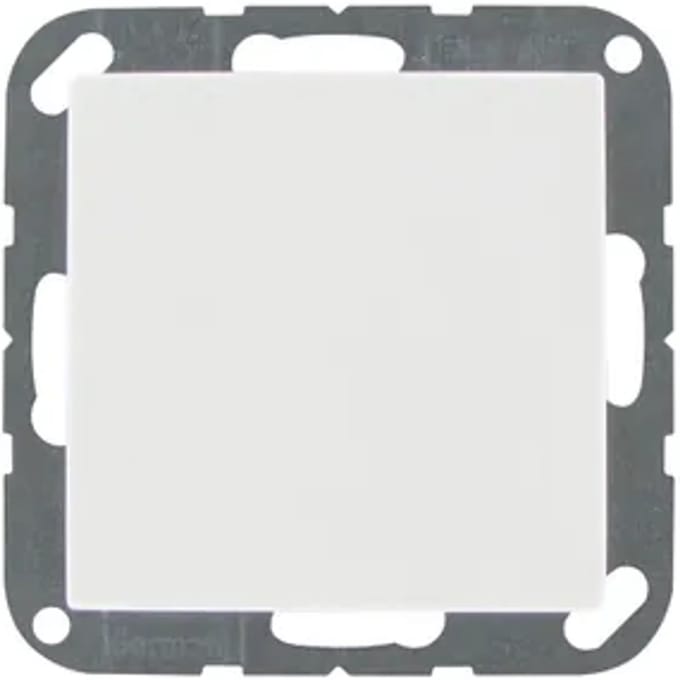 Jung A S500 - Blindplaat inbouw (Wit)
