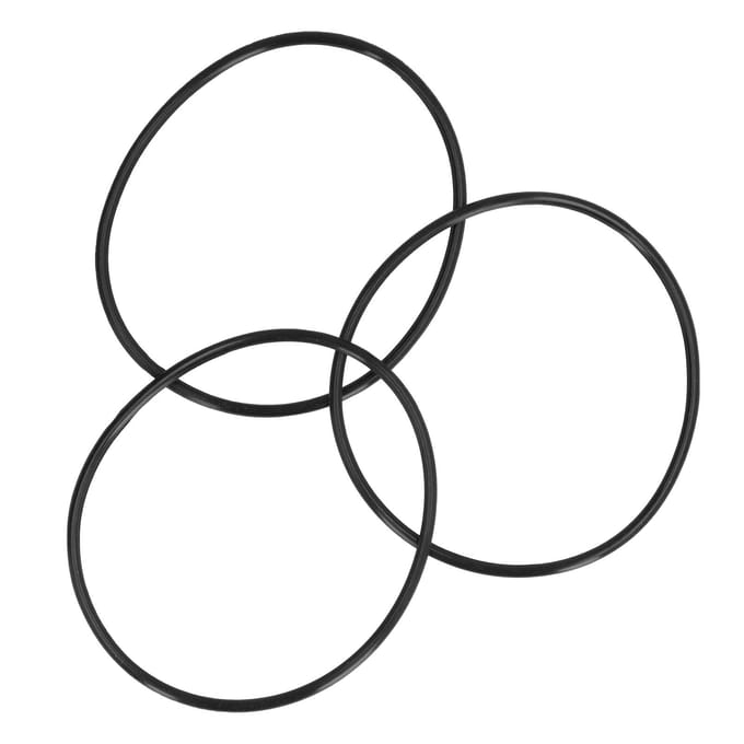 3 STUKS O-ring Vervanging Nitrilrubber Afdichtringen Pakking voor Waterzuiveraar Filterpatroon black