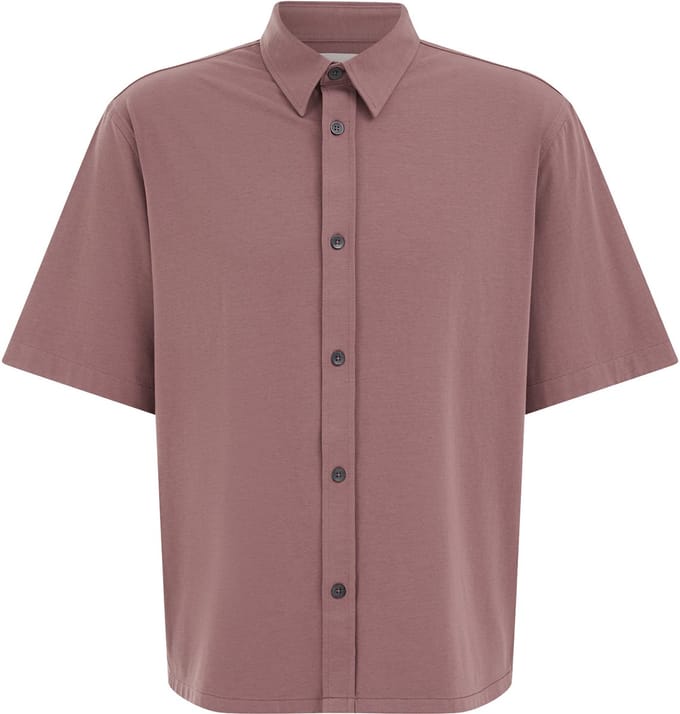 WE Fashion Heren regular fit jersey overhemd