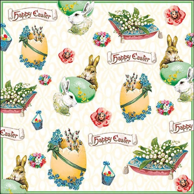 Ambiente - Lunch servetten - Easter banner