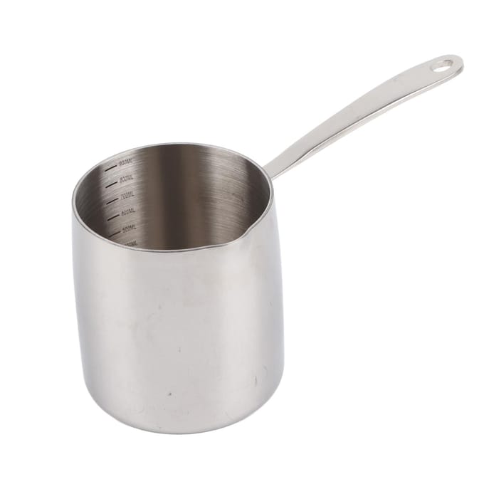 Boterwarmer Pot Snelle Warmtegeleiding Drie Lagen Roestvrij Staal Boterwarmer met Nauwkeurige L gray