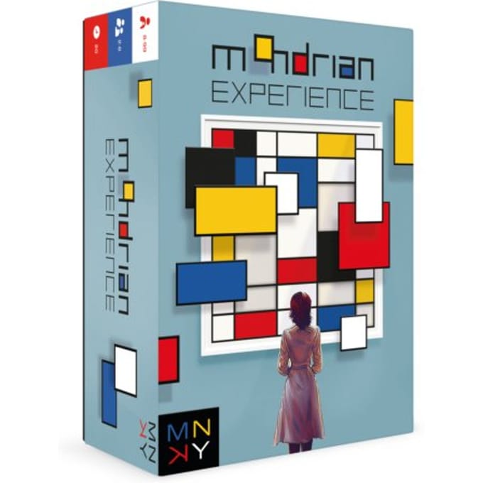 MNKY Entertainment spel Mondrian Experience bordspel kunst.