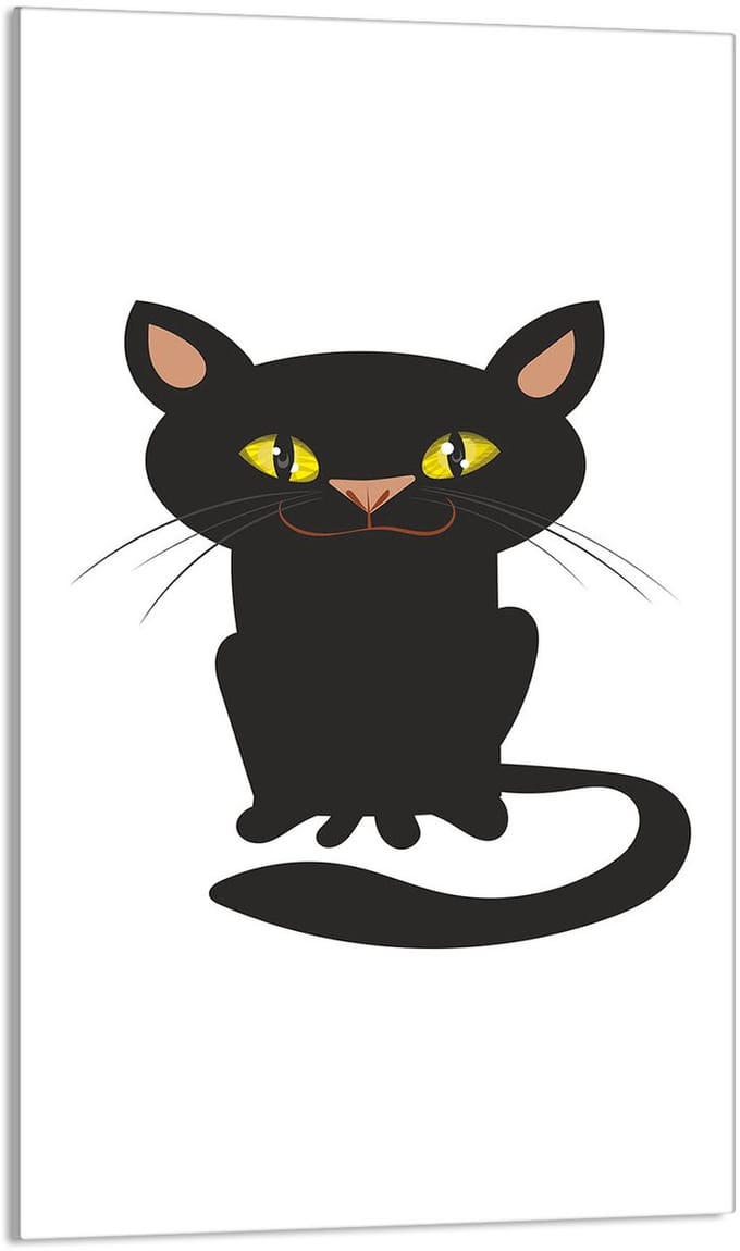 TMK ArtDeko - Snijplank - Glas - 30x52 cm - Kat