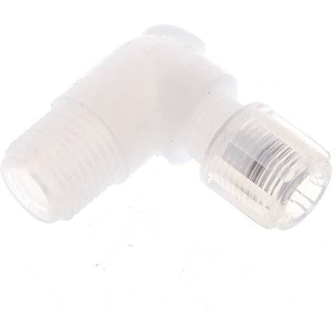 6x4mm & G1/4'' PFA L-Vorm Snijringkoppeling Buitendraad 10bar