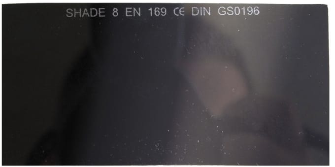 Vorel - Lasfilter - 50x100mm - Uitwisselbaar - Donkerheidsniveau 11