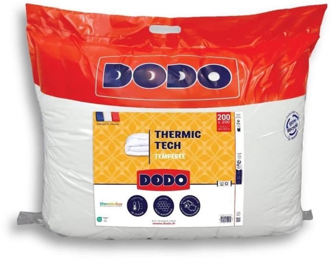 DODO - 250 g/m² gematigd dekbed - THERMIC TECH - 200 x 200 cm - Wit