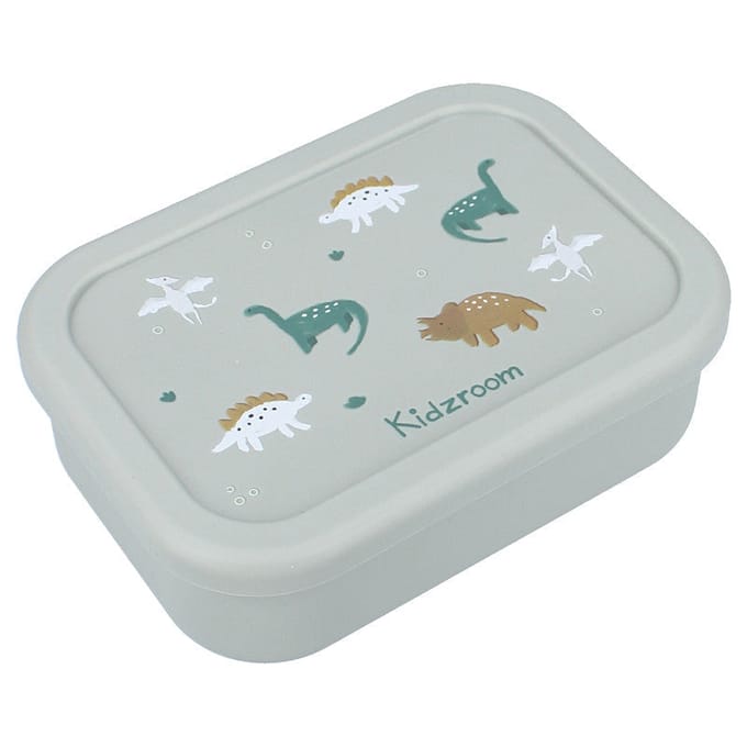 Kidzroom Small Talk Lunchbox - Groen - Dino's