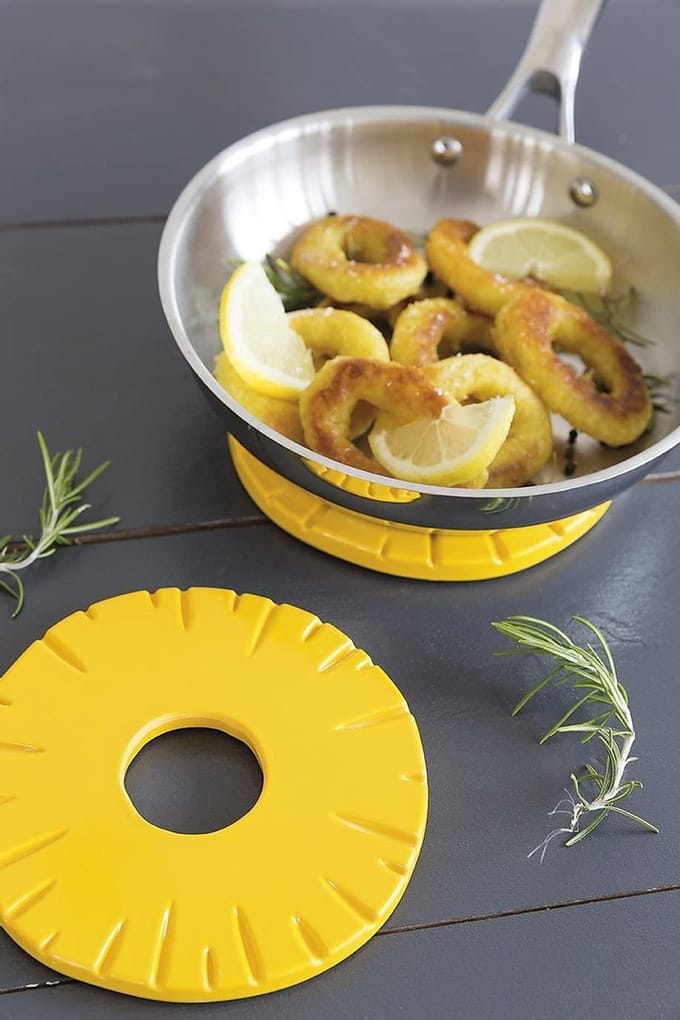 Zak!Designs Kitchen & Garden Onderzetter - Ananas - 15 cm - Geel