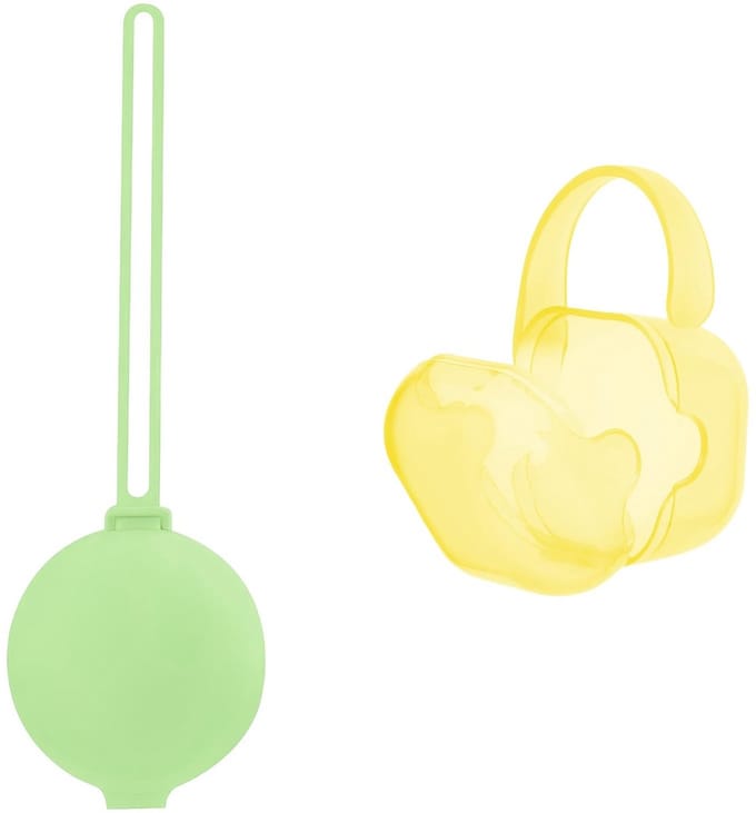 Dailygoods - Set van 2 Siliconen Fopspeenboxen
